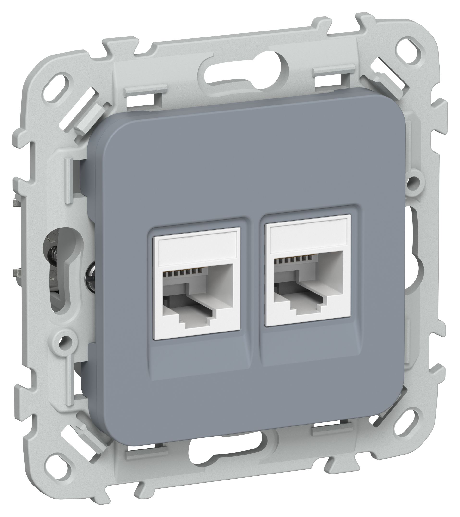 IEK FLITE Маренго Розетка 2-местная компьютерная RJ45 категория 5Е UTP фото