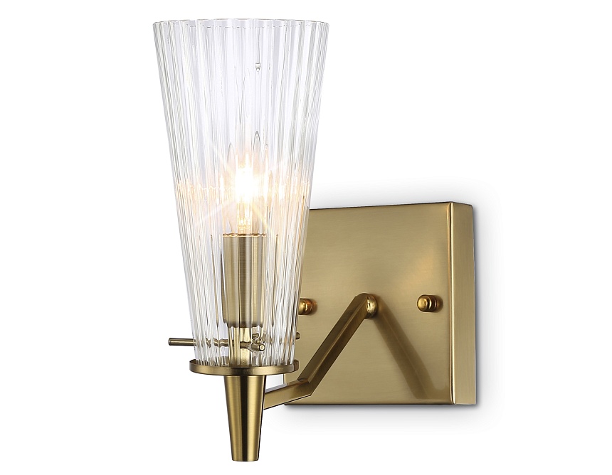 Ambrella Настенный светильник TR3236 BS/FR латунь/белый матовый E14 max 40W 250*120*210 фото