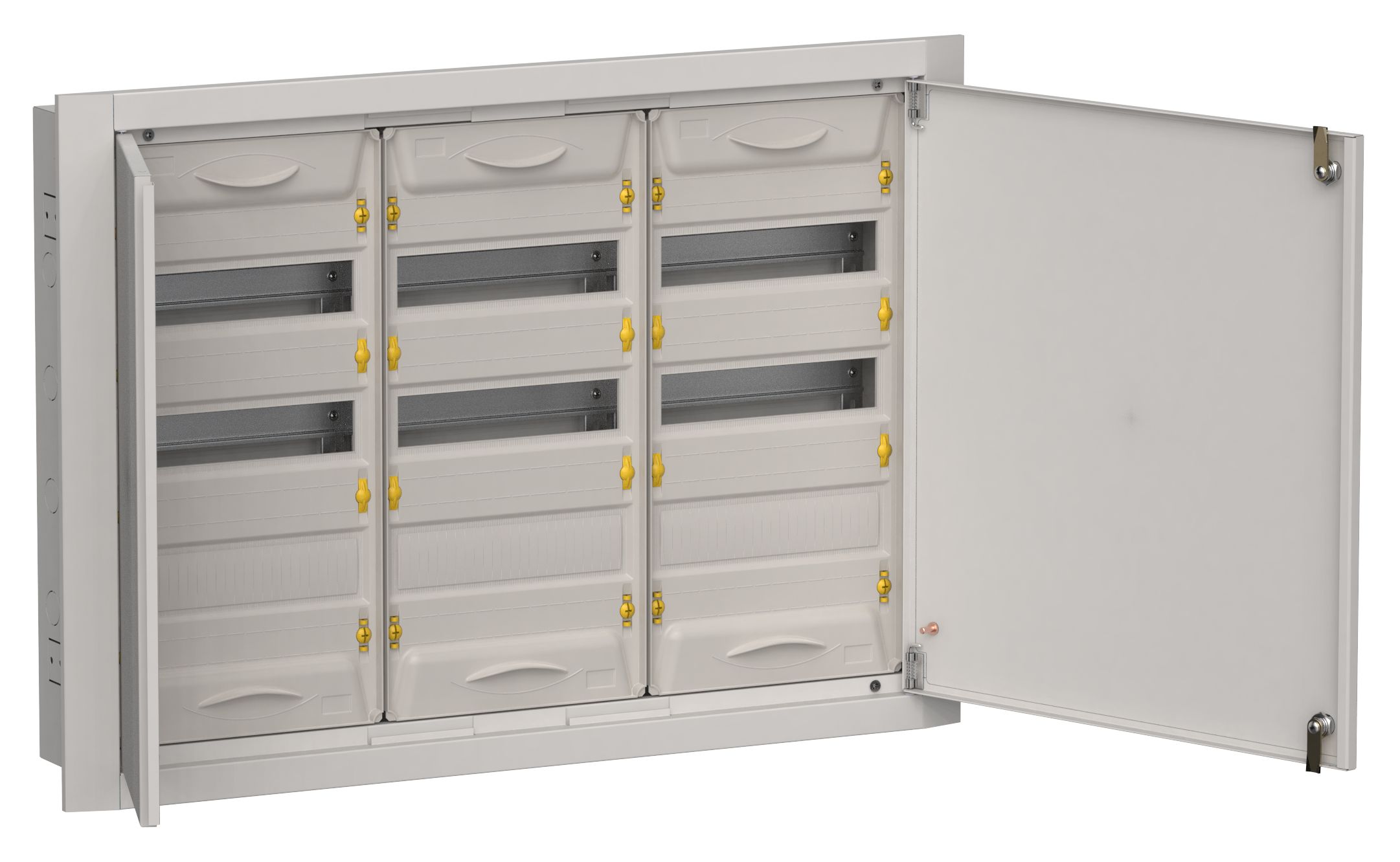 IEK TITAN 5 Корпус мет. ЩРв-108 (3х36) 630х885х130 IP31 сер фото