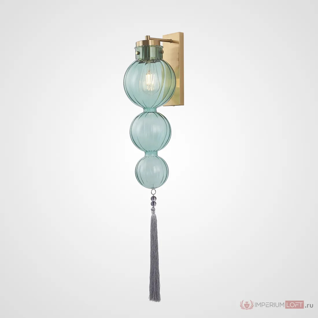 ImperiumLoft Бра Heathfield Lighting - Medina Wall brass/blue фото