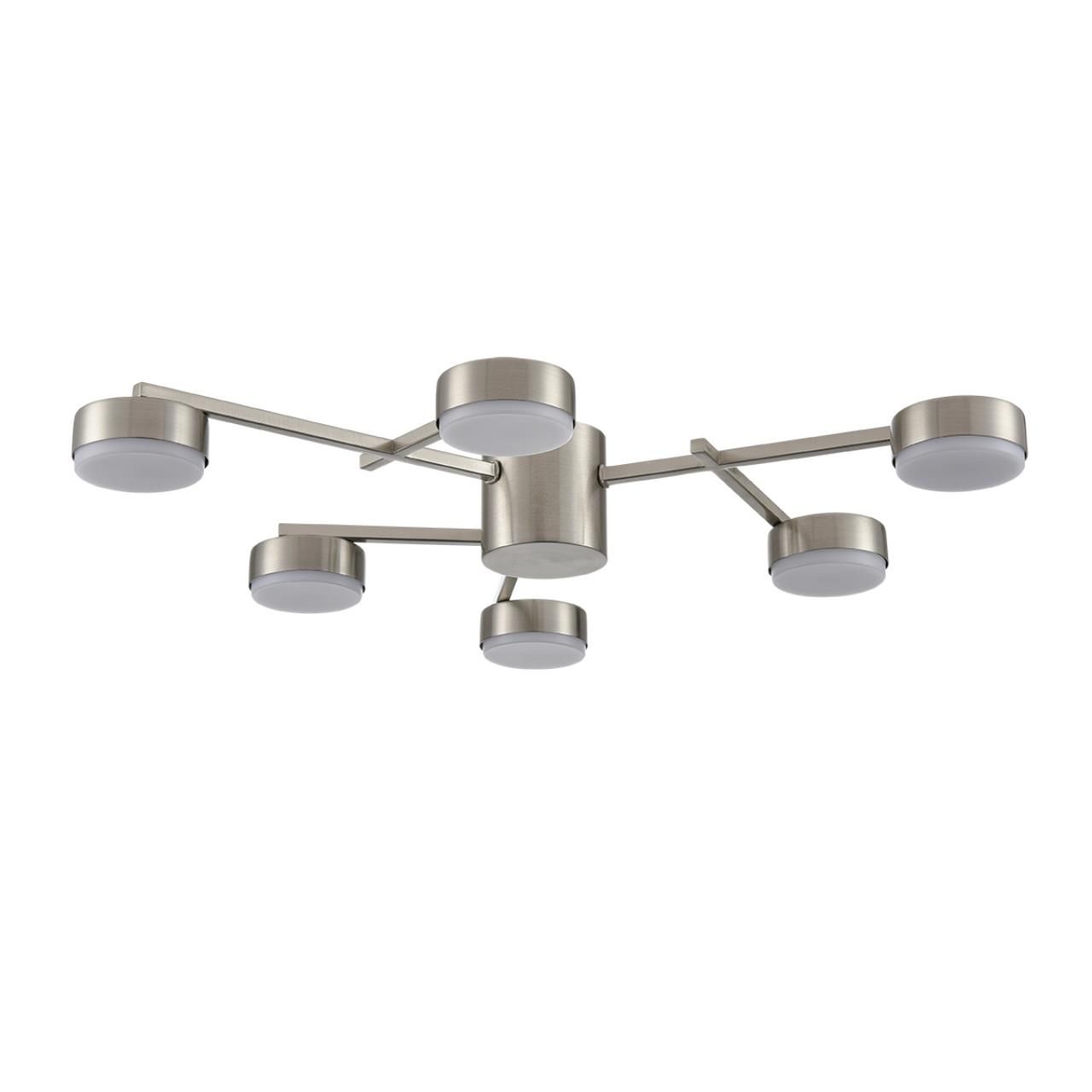 Lumion 8115/6C COMFI LN25 никель, металл Люстра потолочная LED GX53 6*7W 220V DABRA фото