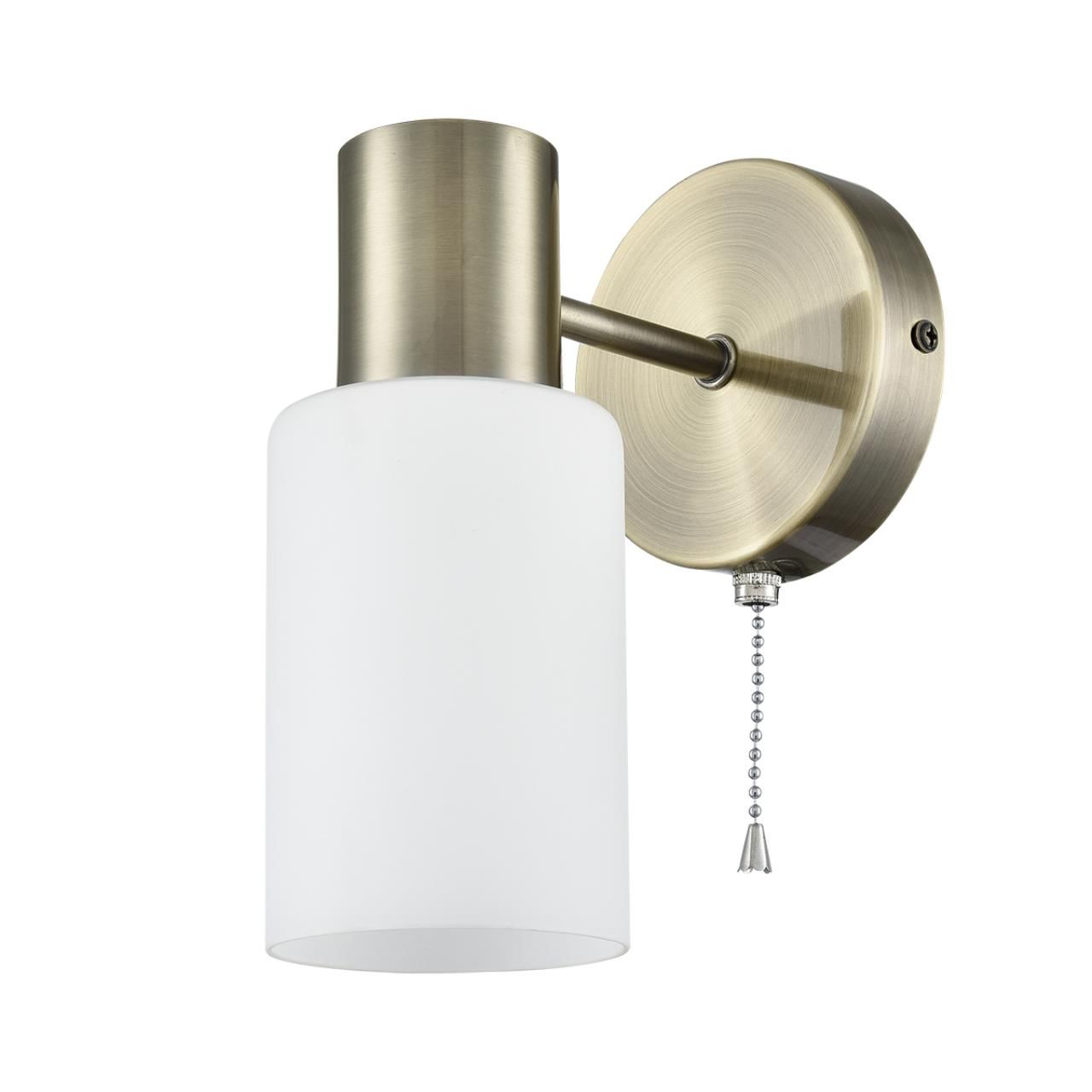 Lumion 8100/1W COMFI LN25 бронза/белый металл/стекло Бра Е14 1*40W 220V MAVE фото