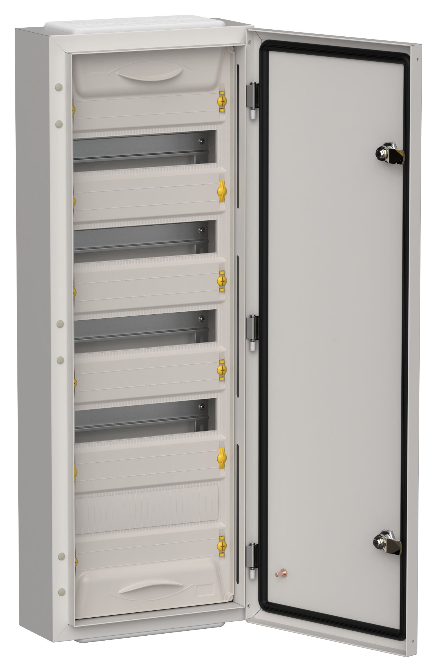 IEK TITAN 5 Корпус мет. ЩРн-60 (1х60) 835х310х140 IP54 сер фото