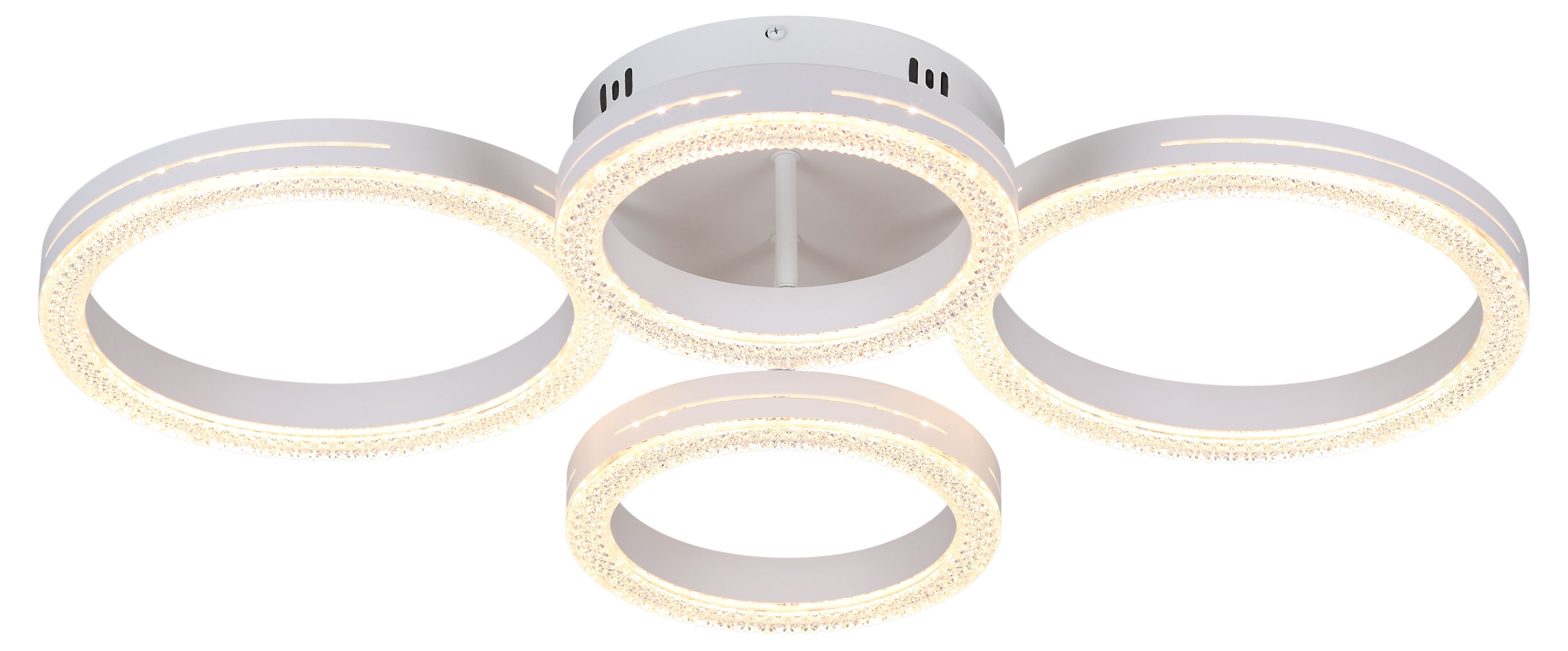 Светильник потолочный светодиодный Rivoli Juniper 6187-702 LED 75 Вт 3000-6000К белый с пультом фото