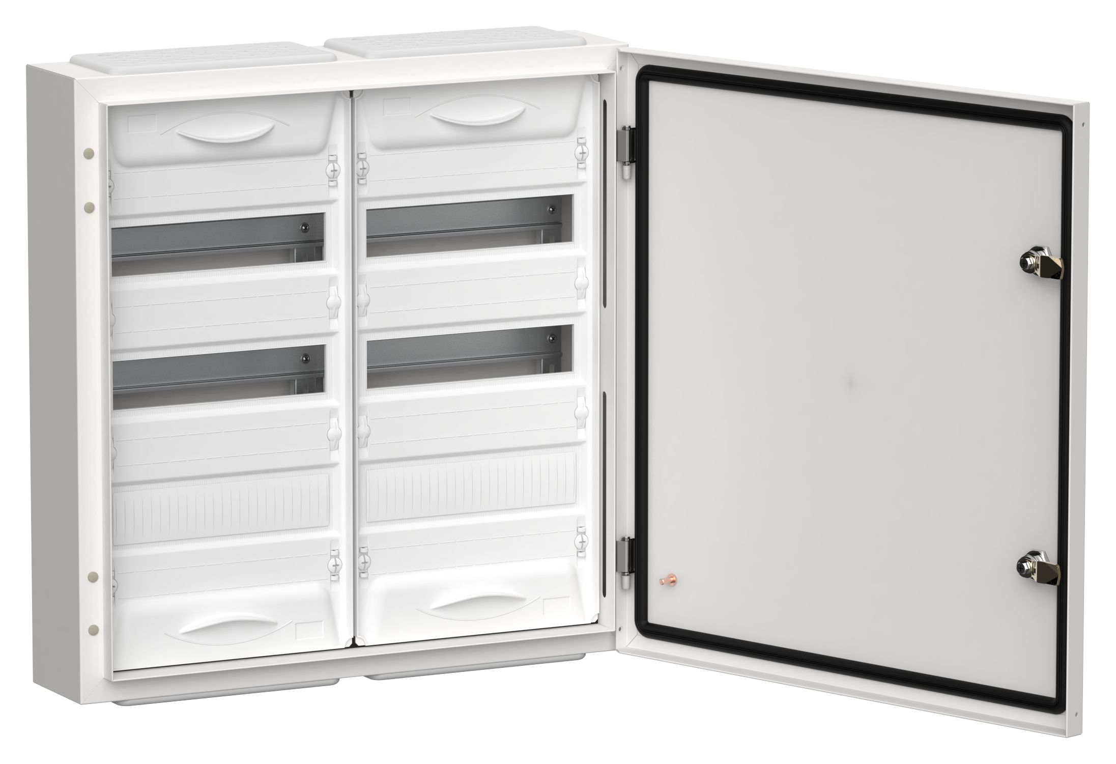 IEK TITAN 5 Корпус мет. ЩРн-72 (2х36) 585х570х140 IP54 бел фото
