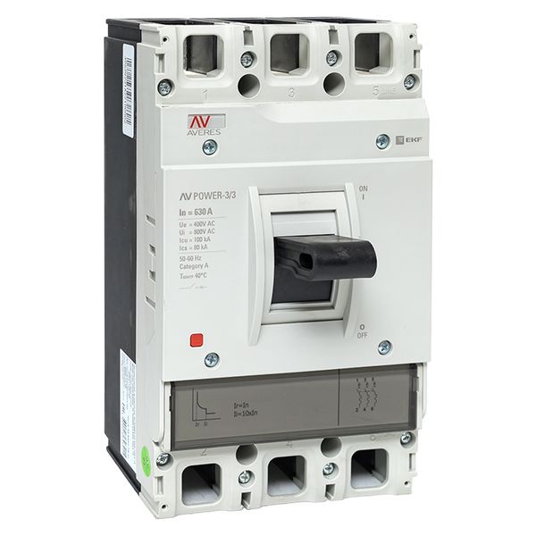 EKF Выключатель автоматический в литом корпусе AV-POWER-3/3 630А 100кА TR фото