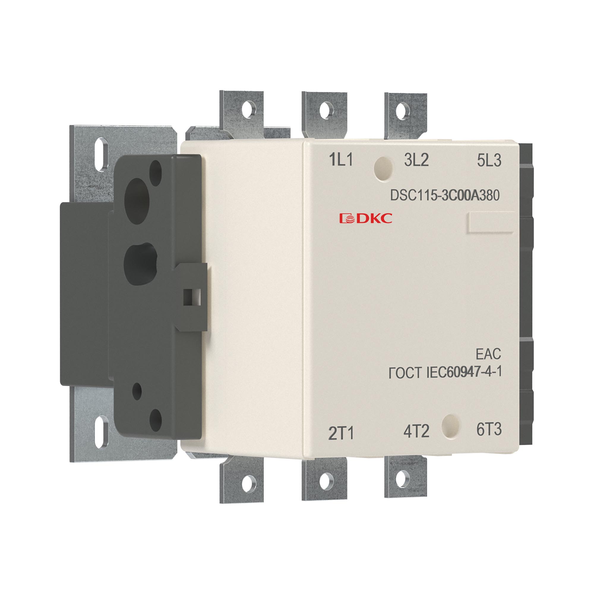 DKC Магнитный контактор DSC115-3C00A380 115А 55кВт (AC3)  кат 380В AC фото