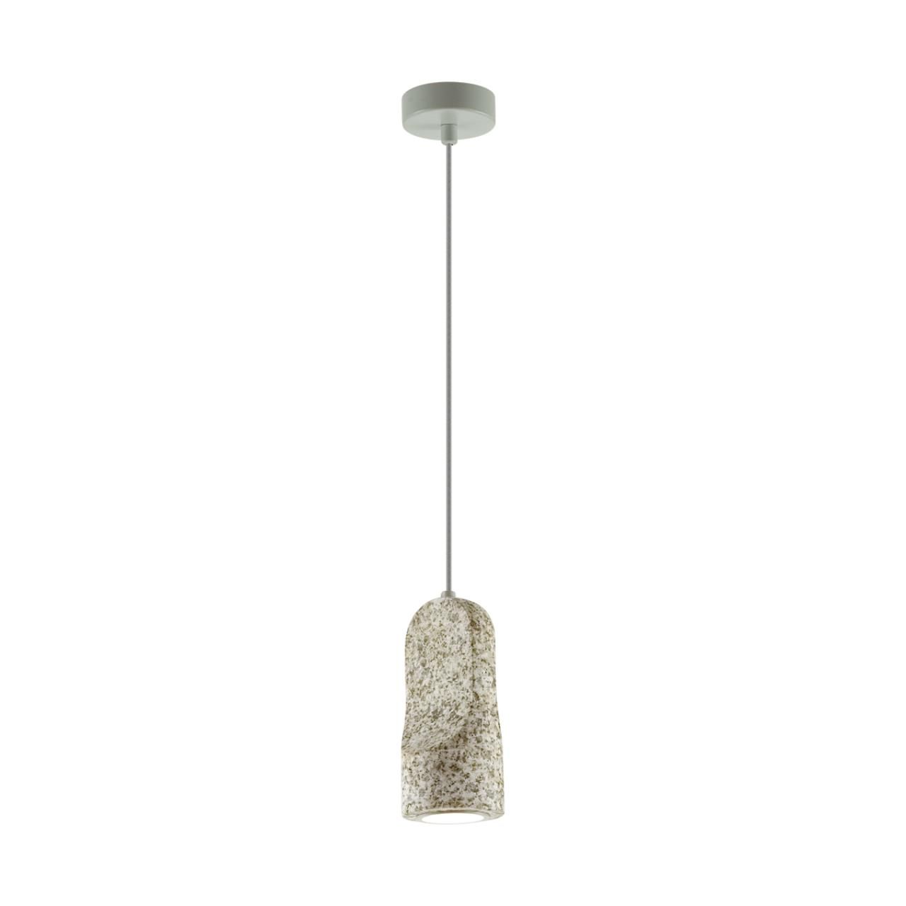 Odeon Light 7010/1B L-VISION ODL25 Подвесной светильник серый/камень IP20 LED 1*5W 3000K 220V PIETRA фото