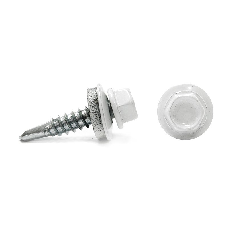 Tech-Krep Саморез КР св. 4,8х28 RAL-9003 (ярко-белый) (300 шт) - ведро фото