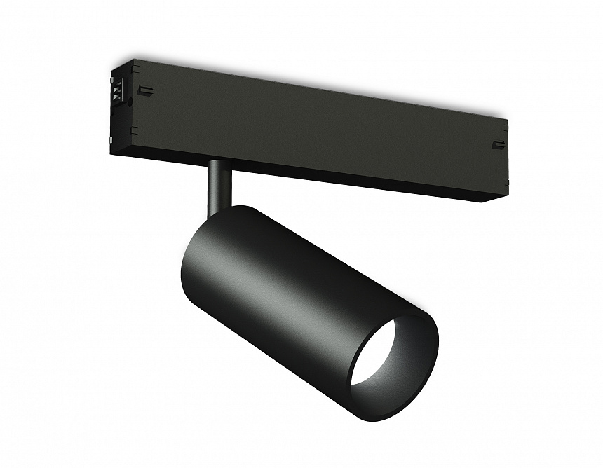 Ambrella Светильник светодиодный трековый для шинопровода Magnetic 220V GL1620 BK черный IP20 12W 4200K 220V 36° D45*100 (Без ПДУ) фото