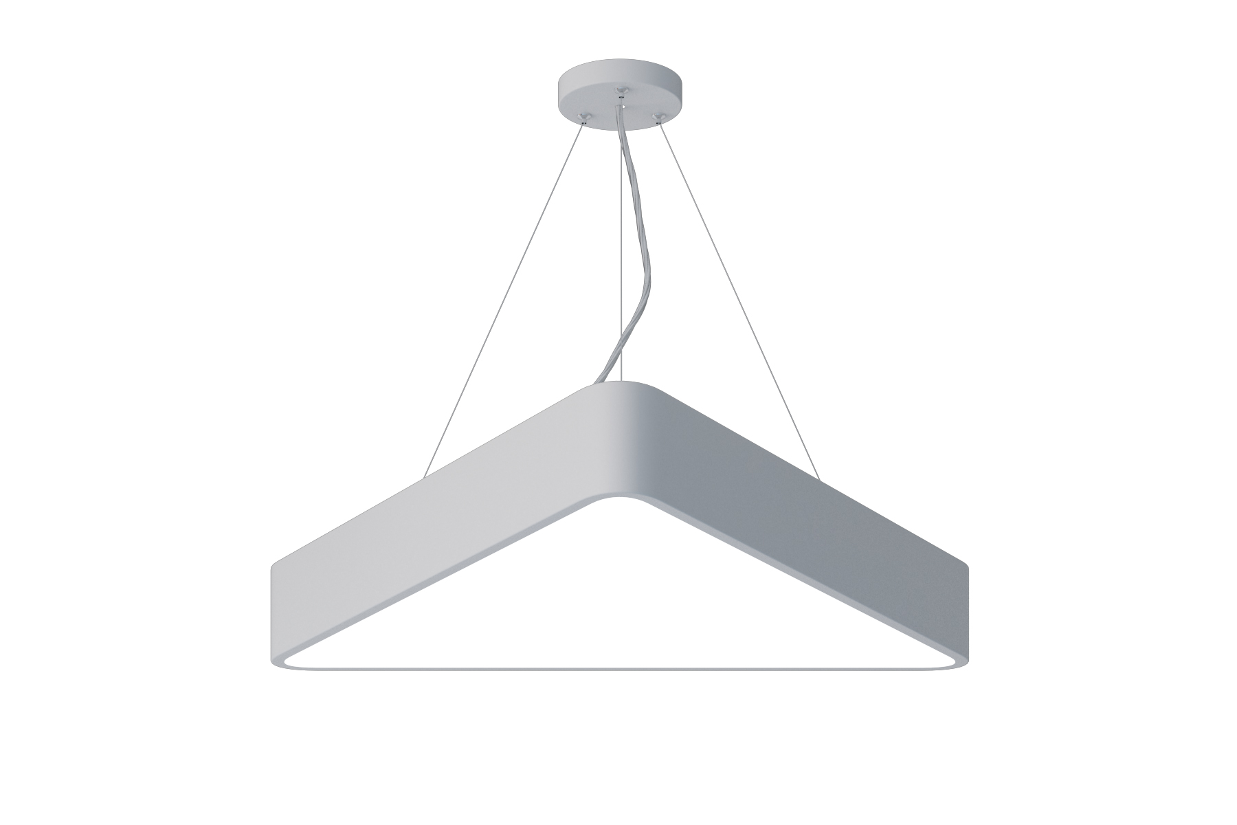 ЭРА Светильник LED Geometria SPO-151-W-40K-030 Delta 30Вт 4000К 3000Лм IP40 600*600*80 белый подвесной фото