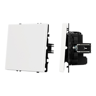 Arlight Механизм выключателя одноклавишный перекрёстный SWT-NOBE-MKX1-SFPL-WH (230V, 10A) (Белый кварц) фото