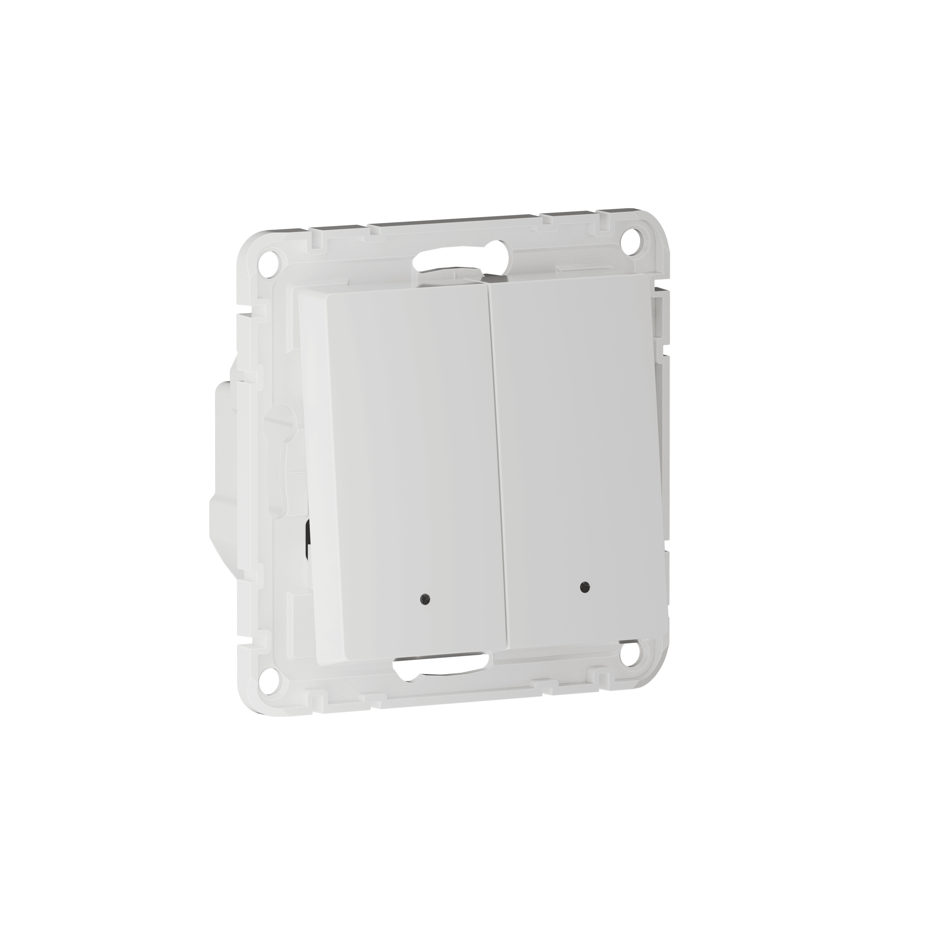 SBER Systeme Electric AtlasDesign Smart Белый Выключатель 2-кл с опц.нейтралью., Zigbee, сх.1, L(N), 10А, мех. фото