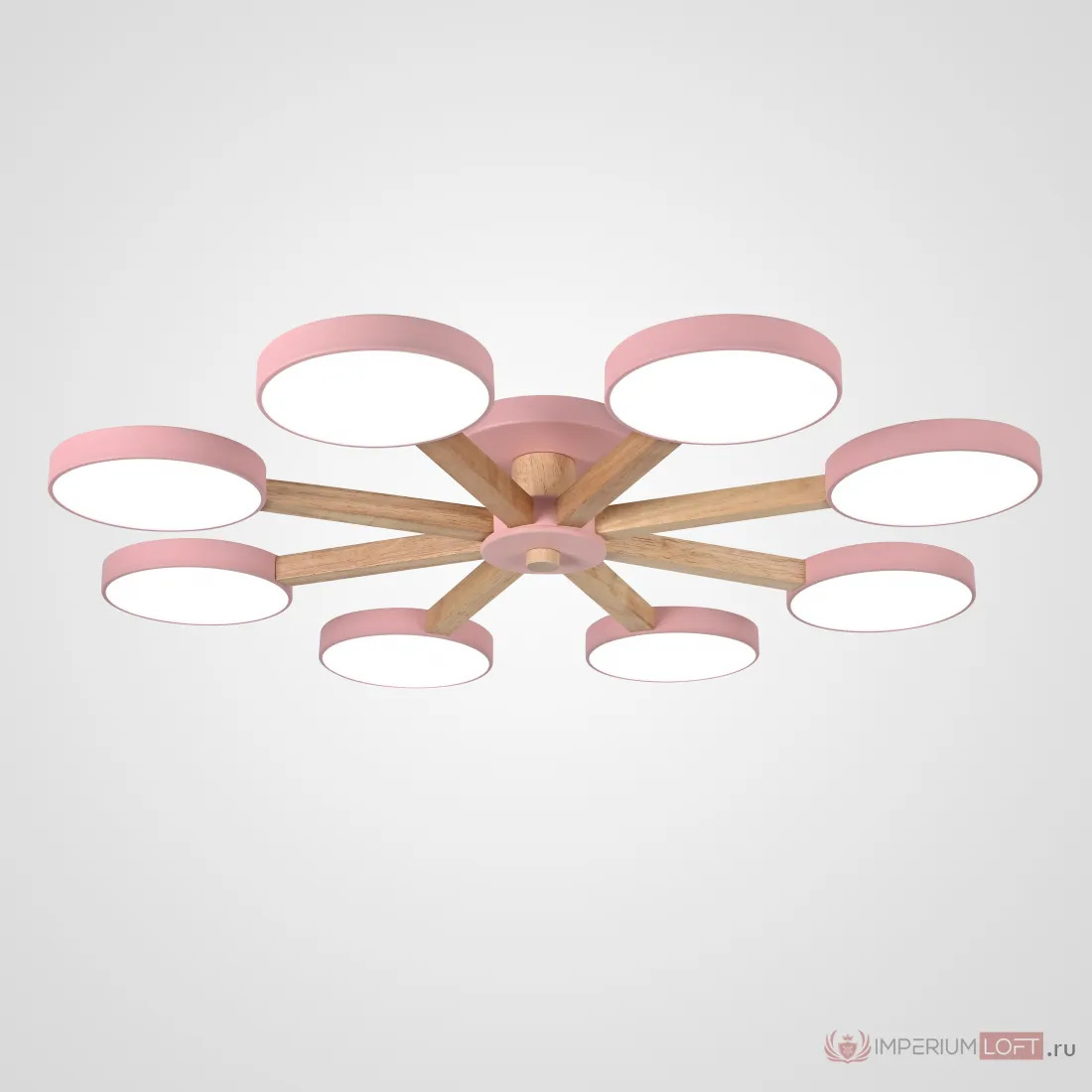 ImperiumLoft Потолочная люстра TURNA 8 Pink фото