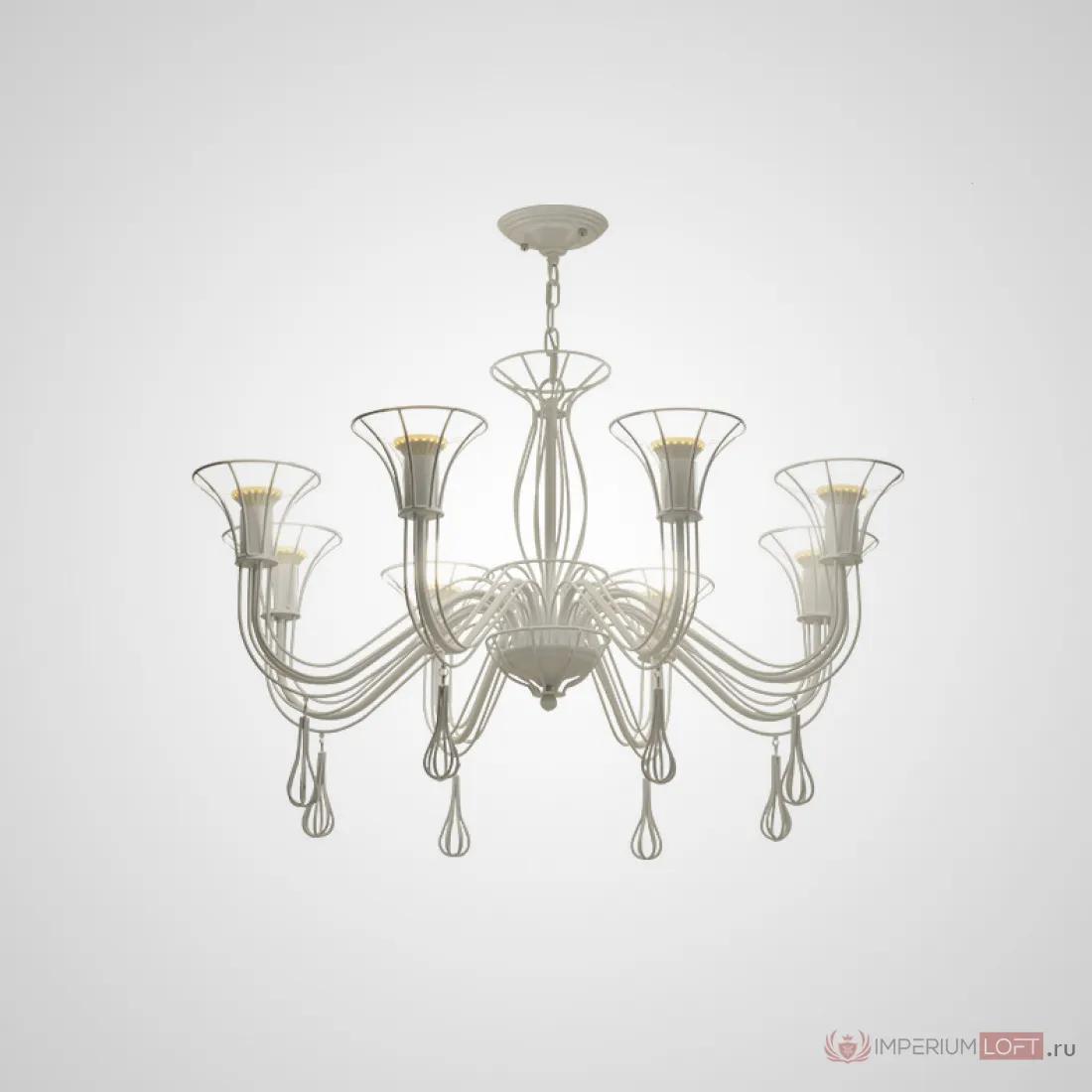 ImperiumLoft Подвесная люстра CAST 8 White фото
