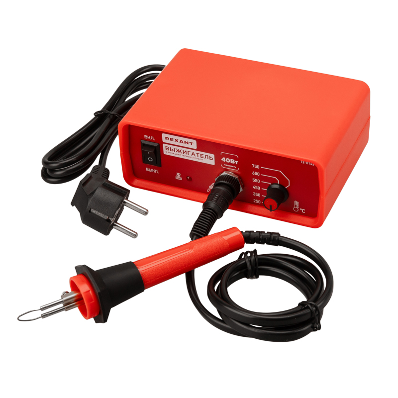 REXANT Универсальный выжигательный прибор с функцией термоконтроля 220V/40W. фото