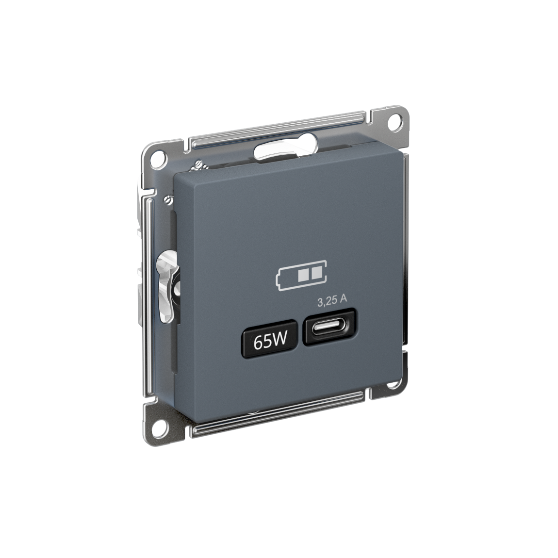 Systeme Electric AtlasDesign Грифель USB Розетка тип-C 65W высокоскор.заряд. QC, PD, мех. фото