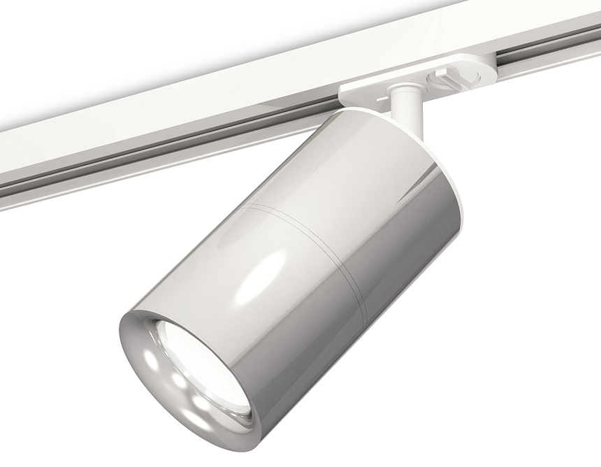 Ambrella Комплект трекового светильника XT7405002 PSL/SWH серебро полированное/белый песок MR16 GU5.3 (A2536, C7405, A2070, C7405, N7012) фото