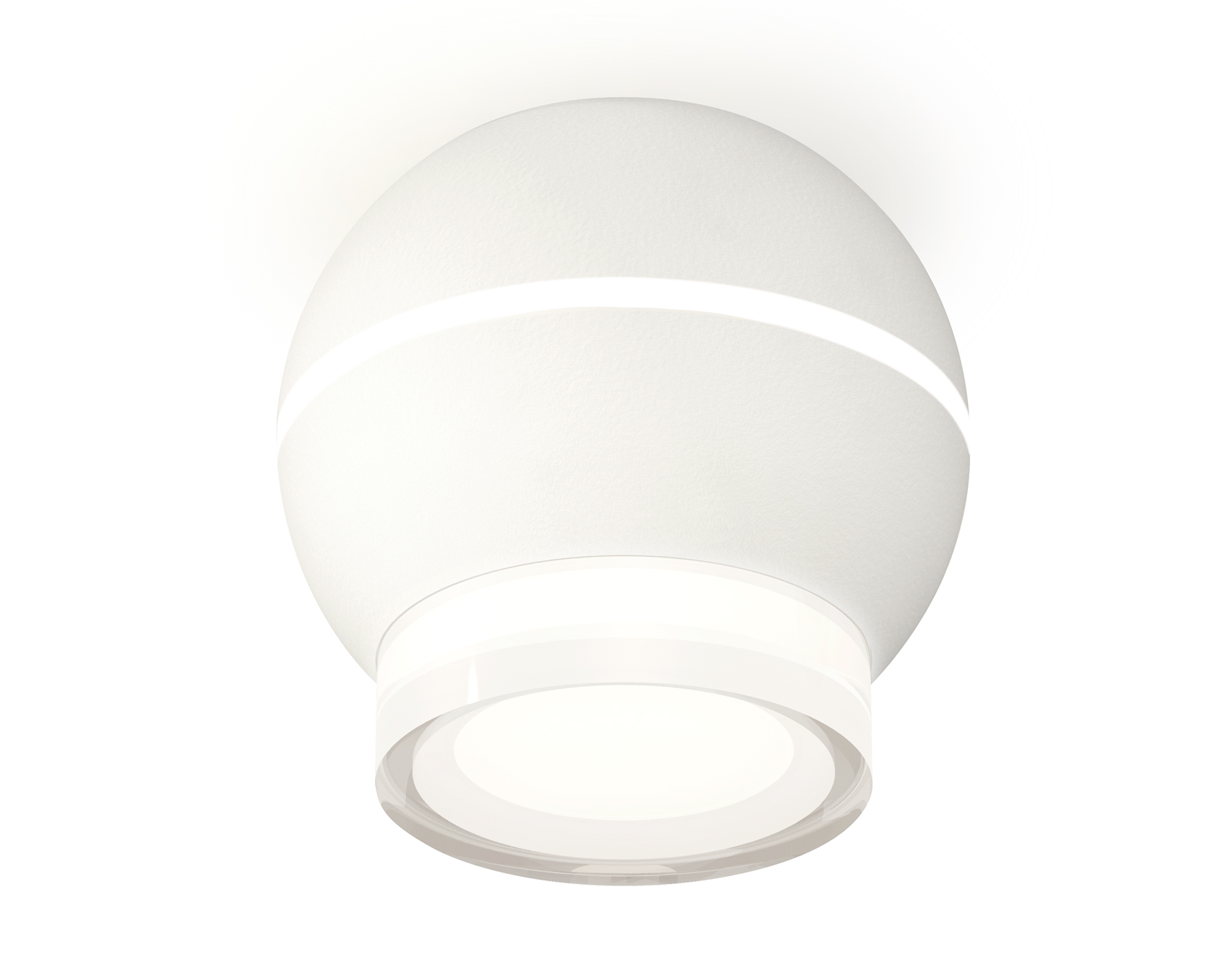 Ambrella Комплект накладного светильника XS1101042 SWH/FR/CL белый песок/белый матовый/прозрачный MR16 GU5.3 LED 3W 4200K (C1101, N7160) фото