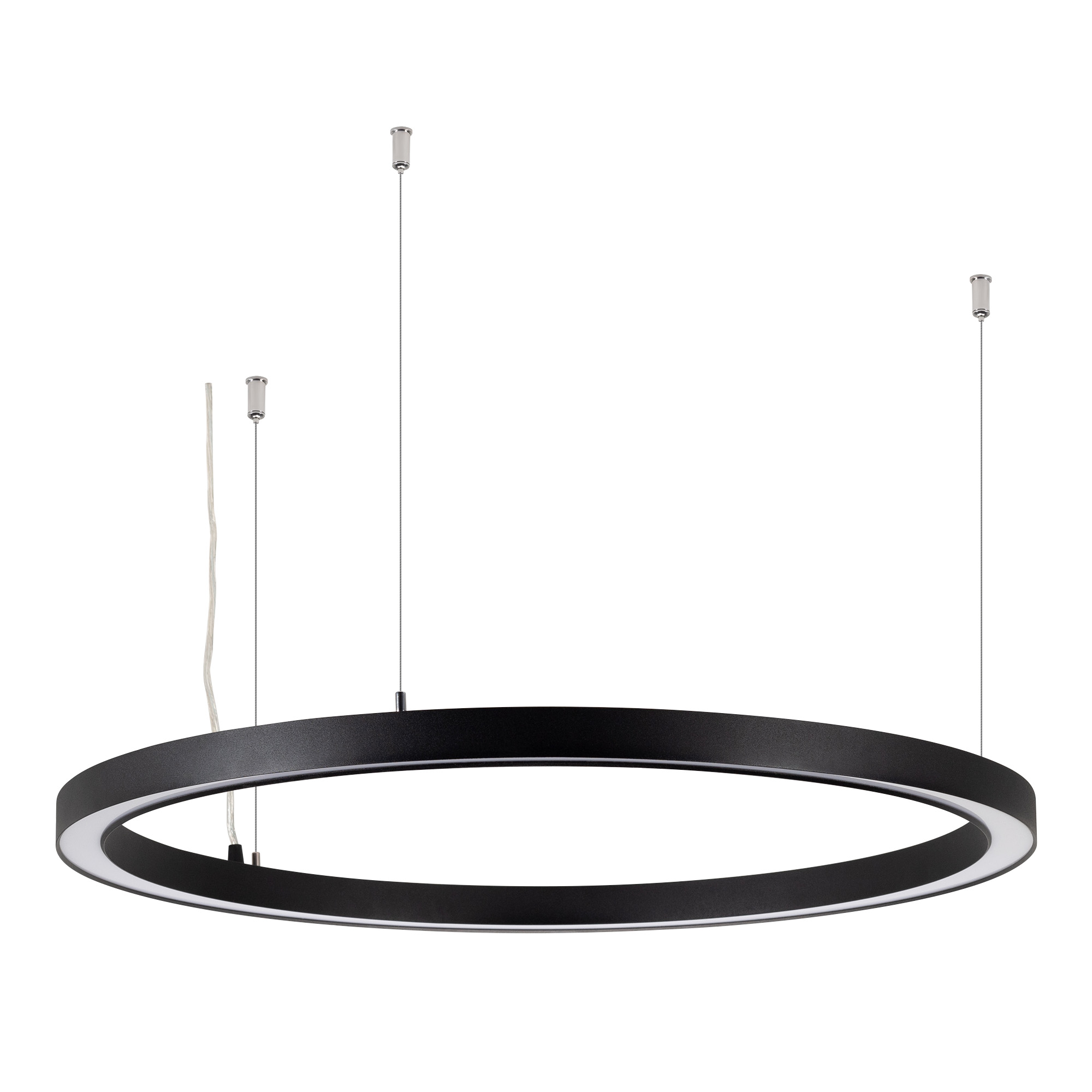 Светильник SP-CIRCLE-HANG-O3535-D800-45W Warm3000 (RAL9005, 120 deg, 230V) IP40 LED (Arlight, Алюминий) фото