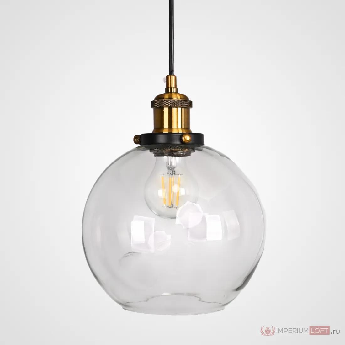 ImperiumLoft Подвесной светильник Loft Clear Glass Sphere Cloche фото
