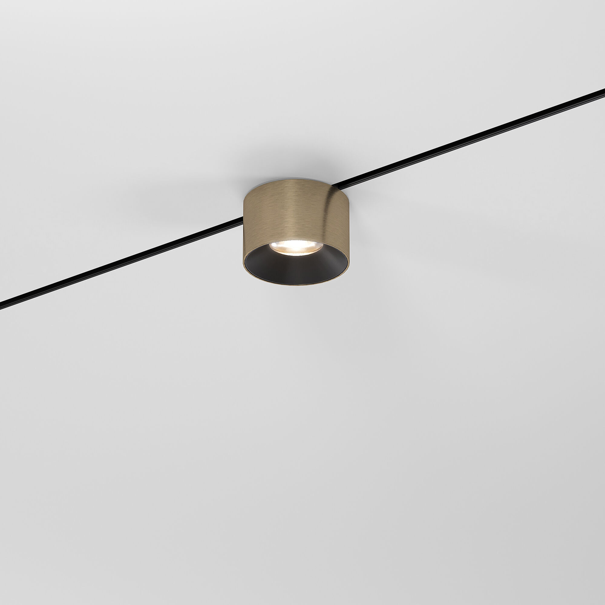 Elektrostandard Mini Magnetic Трековый светильник 5W 3000K (латунь/черный) 85206/01 фото