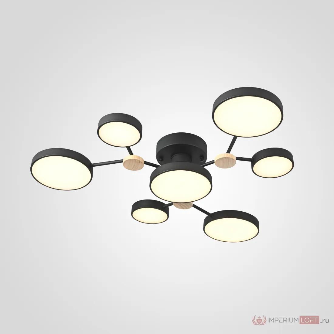ImperiumLoft Потолочная люстра GAMMA D88 Black фото