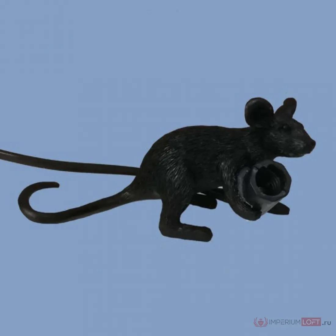 ImperiumLoft Настольная лампа Seletti Mouse Lying черная фото
