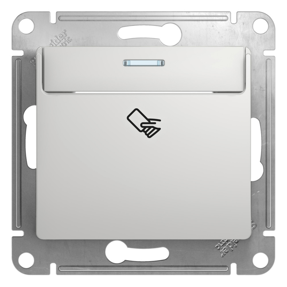 Systeme Electric Glossa Алюминий Выключатель карточный, сх.6 фото