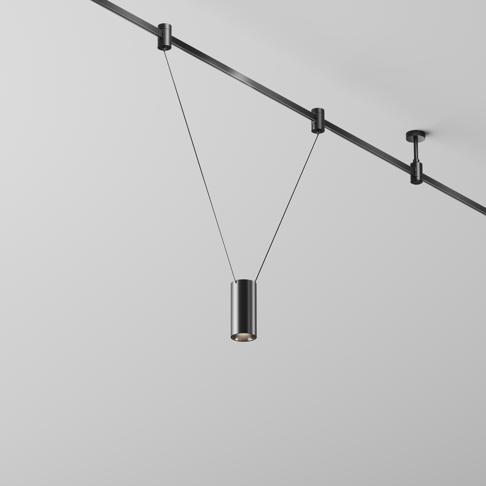 Maytoni Technical Трековый подвесой светильник Focus Led Flarity 4000K 12Вт 36° фото