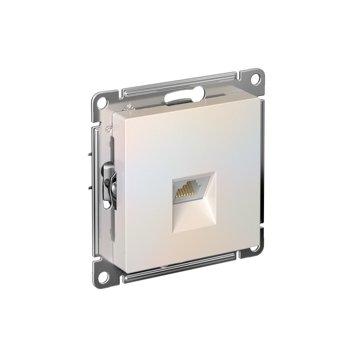 Systeme Electric AtlasDesign Жемчуг Розетка компьютерная RJ45, кат. 6A, механизм фото