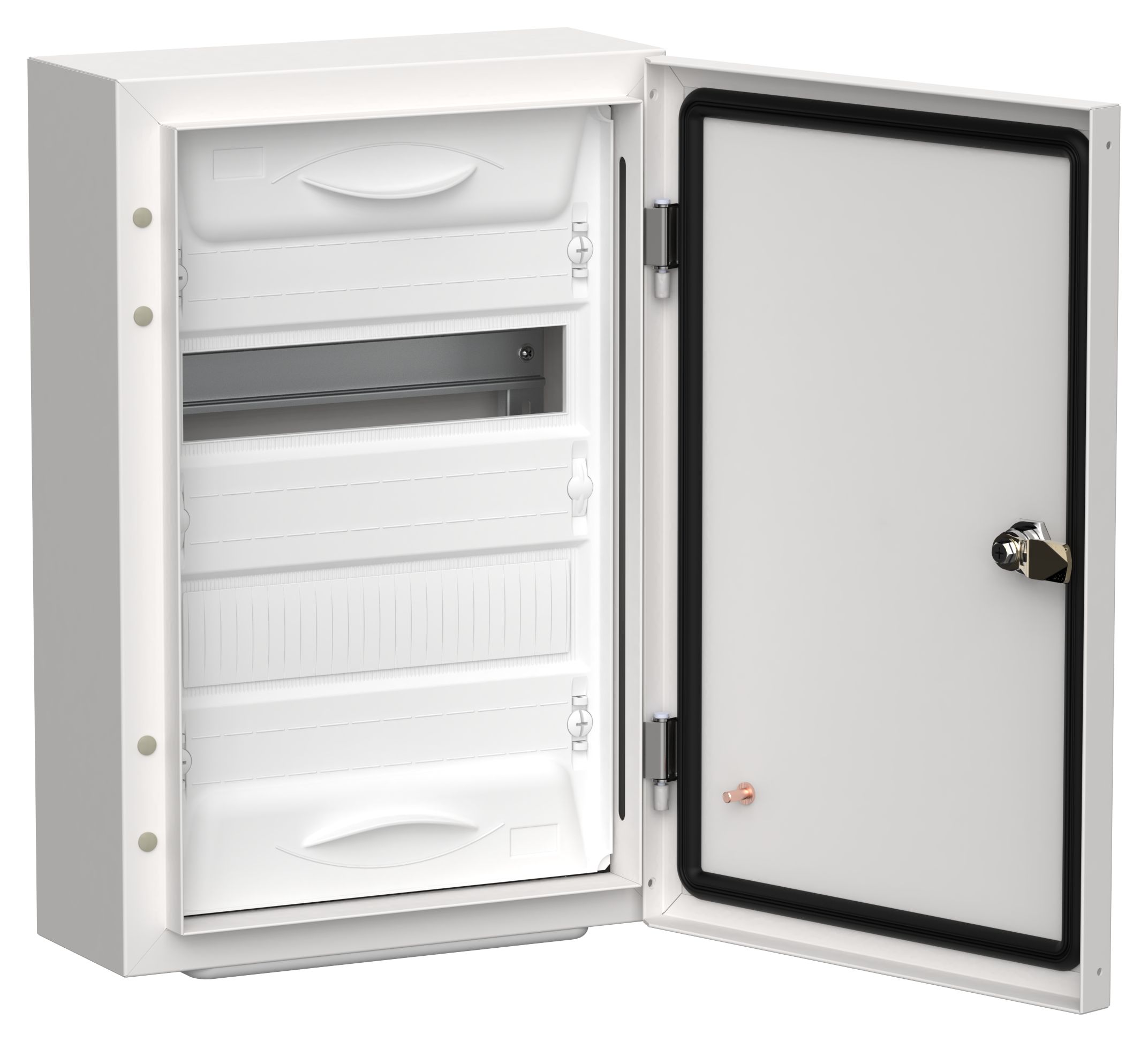 IEK TITAN 5 Корпус мет. ЩРн-24 (1х24) 460х310х140 IP54 бел фото