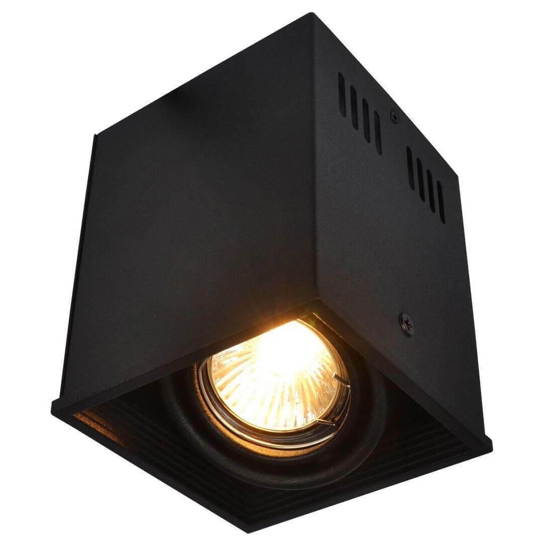 Arte Lamp Cardani Черный Светильник потолочный 1x50W 1xGU10 фото
