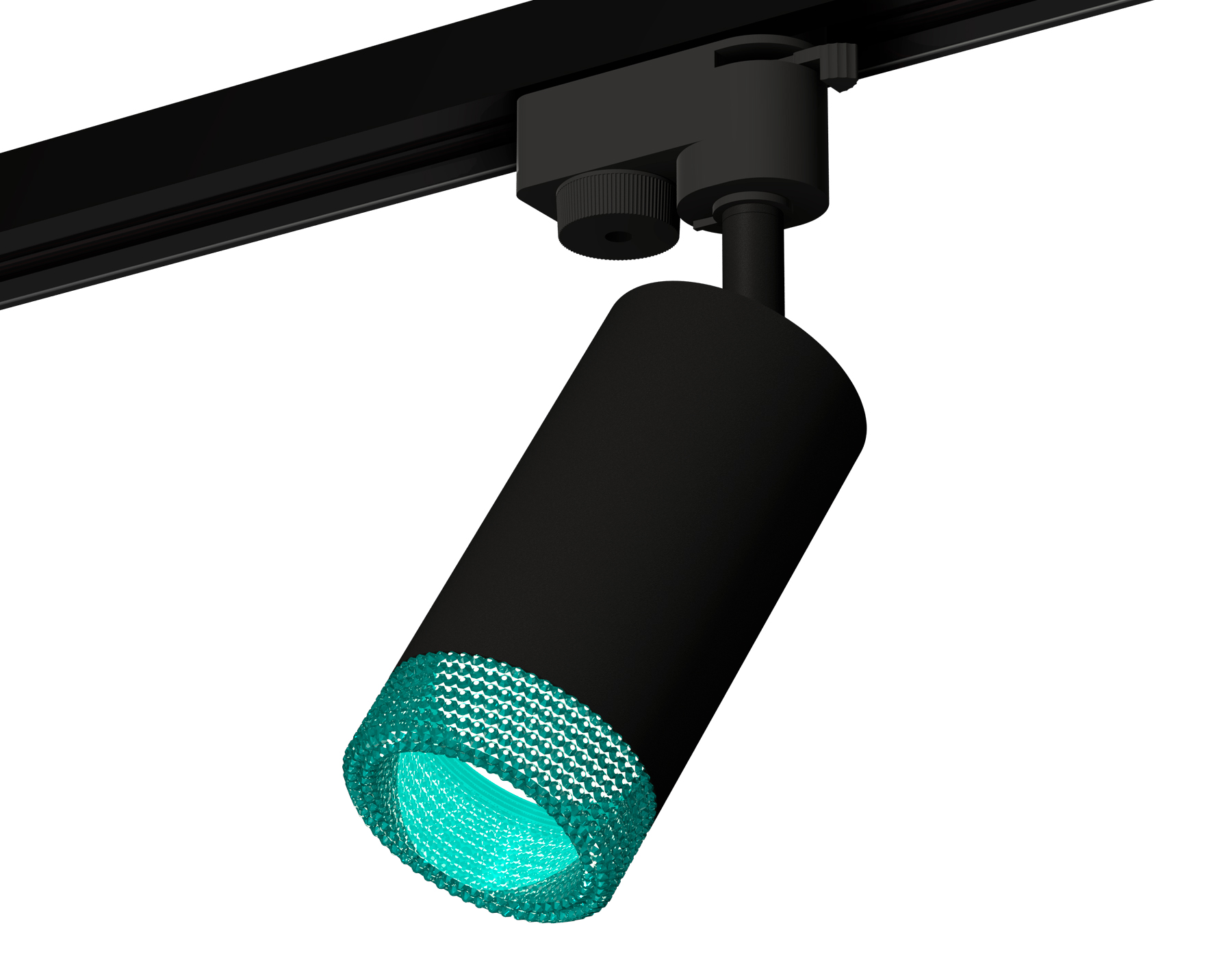 Ambrella Комплект трекового светильника XT6323083 SBK/BL черный песок/голубой MR16 GU5.3 (A2521, C6323, N6153) фото