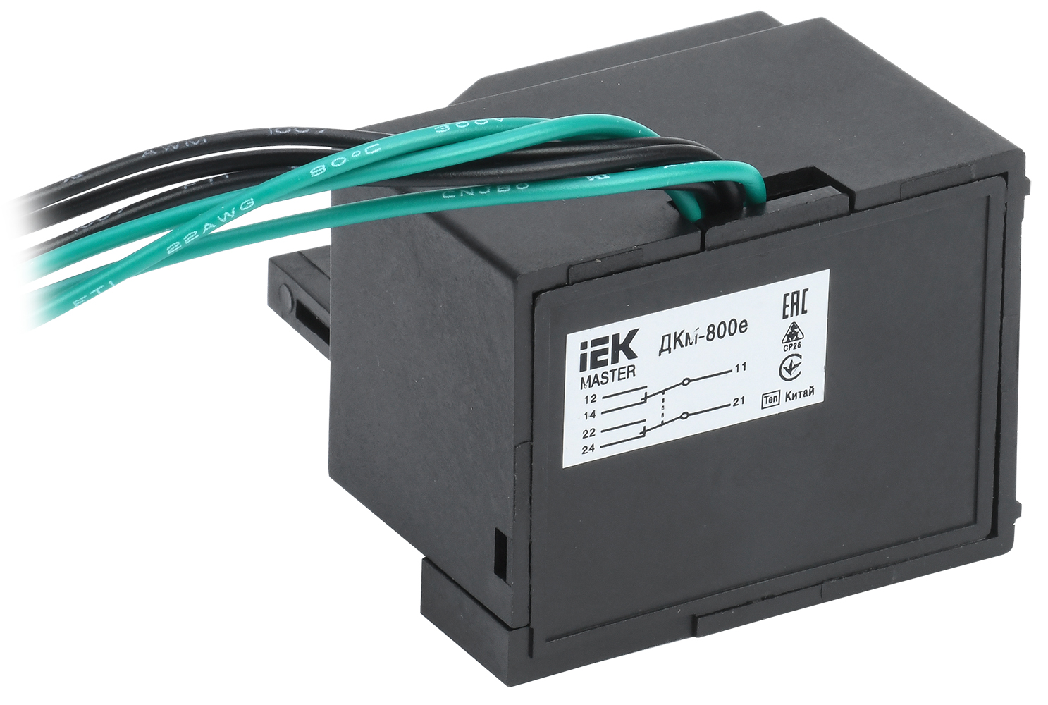 IEK KARAT MASTER Контакт дополнительный ДКм-800е (ДКм-40) с электронным расцепителем фото