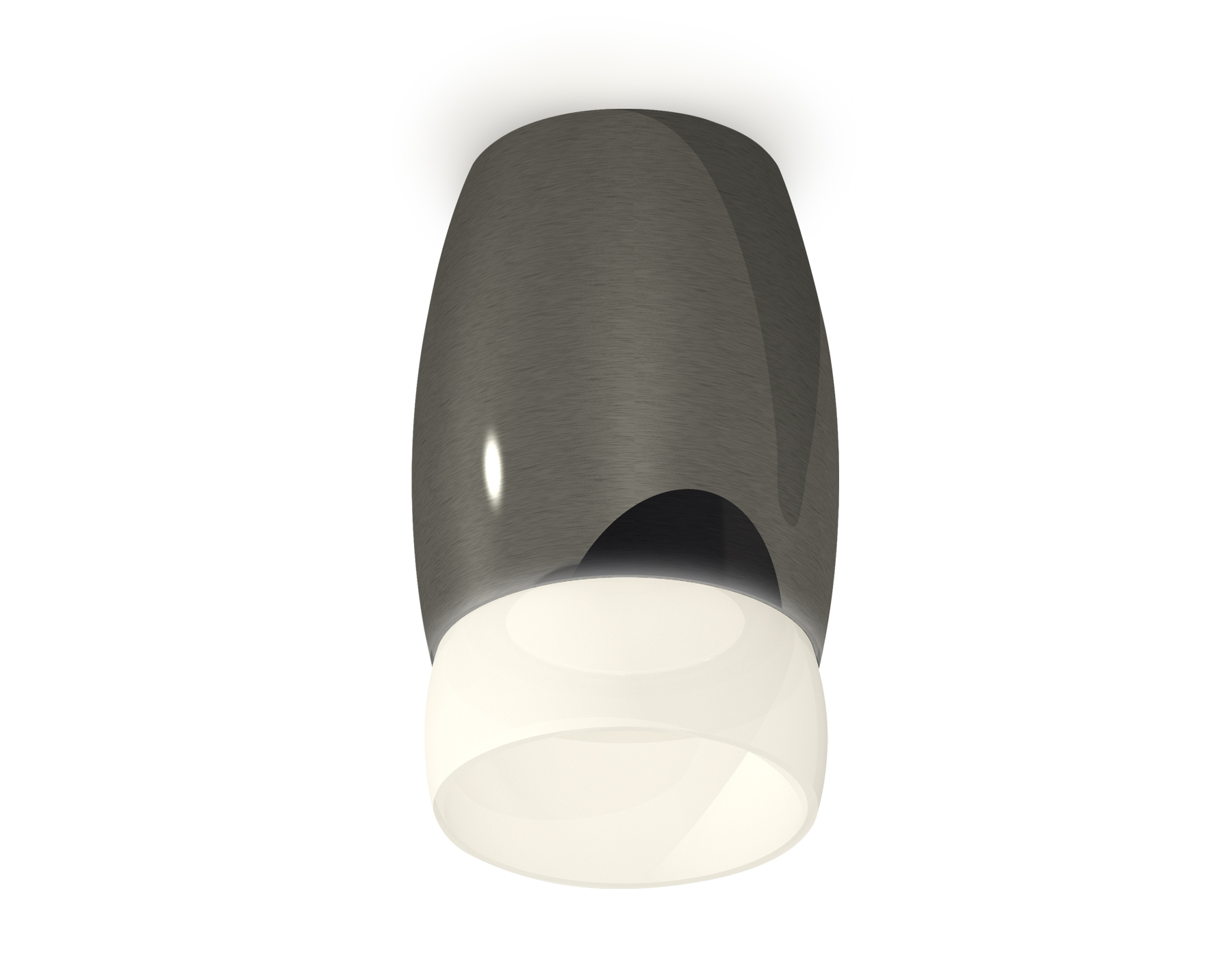 Ambrella Комплект накладного светильника с акрилом XS1123024 DCH/FR черный хром/белый матовый MR16 GU5.3 (C1123, N7177) фото