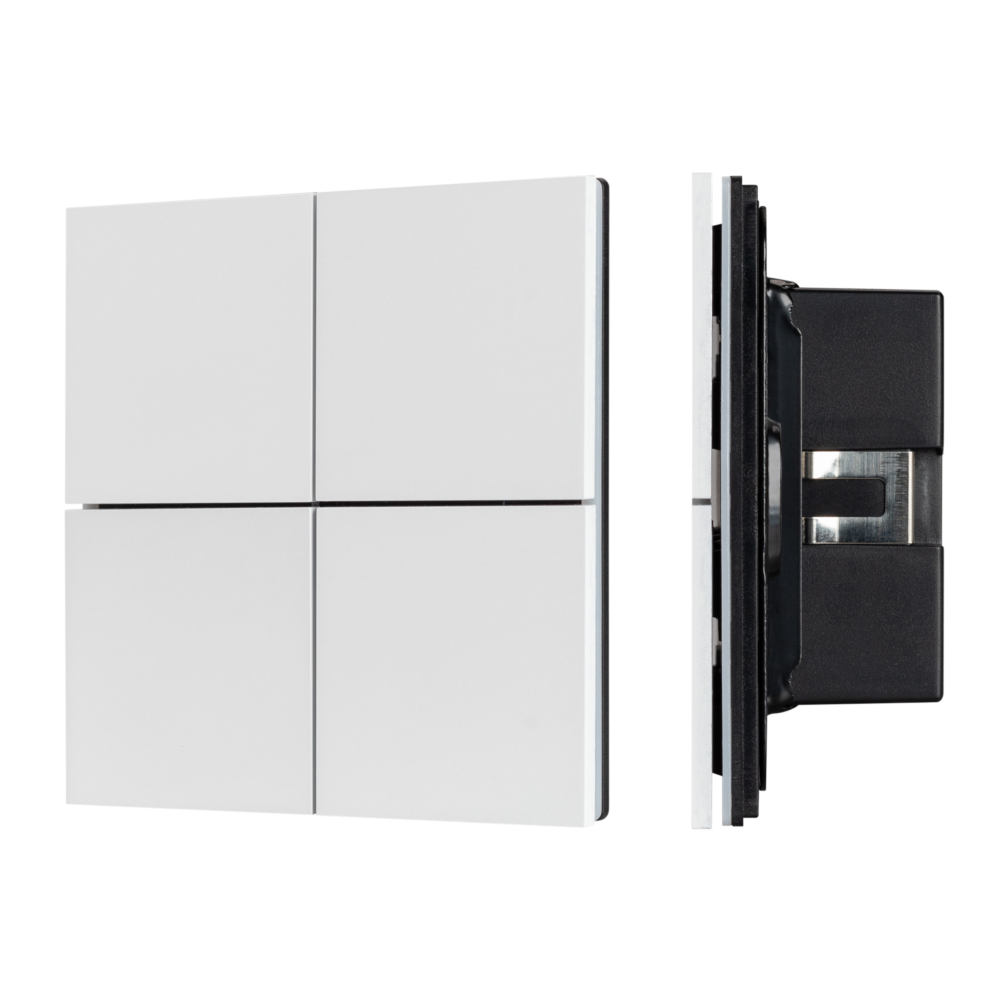 Arlight INTELLIGENT ARLIGHT Кнопочная панель KNX-304-23-IN White (BUS, Frameless) (IARL, IP20 Металл, 2 года) фото