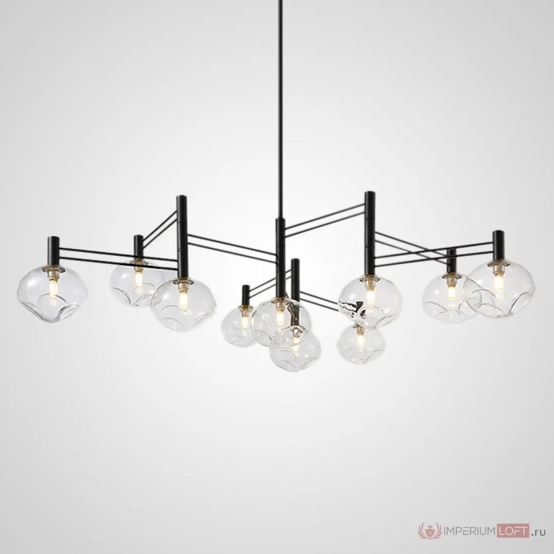 ImperiumLoft Подвесная люстра TEMPER L10 Black фото