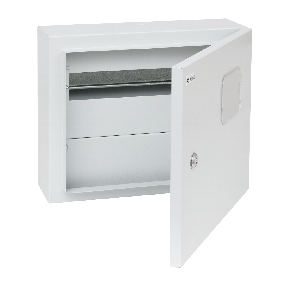 КЭАЗ Корпус металлический ЩУРн-СТД-1-DIN/6-284х350х115-IP41-УХЛ3 (1ф счетчик на DIN-рейку, свободно 6 модулей, СТАНДАРТ). фото
