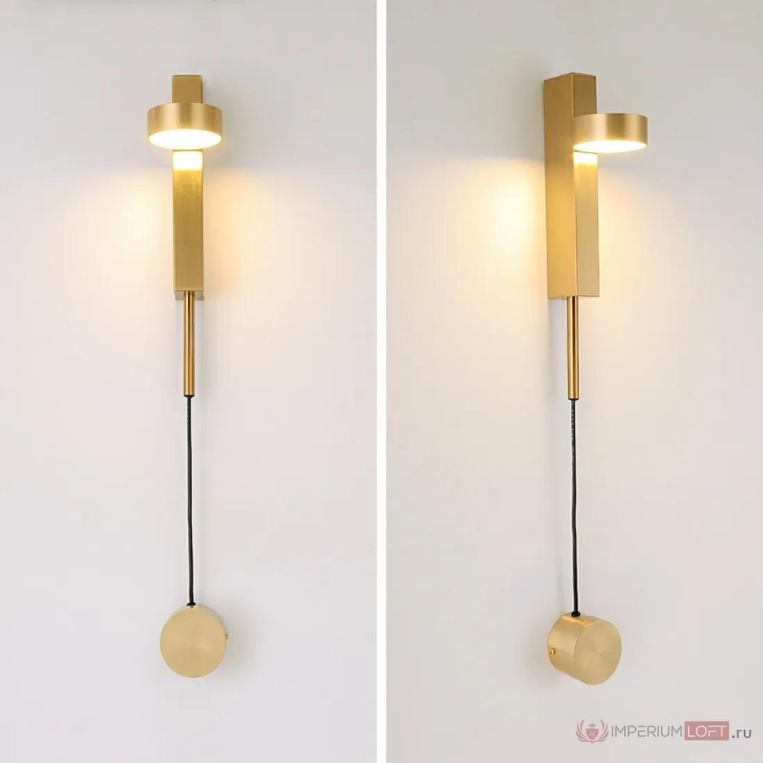 ImperiumLoft Настенный светильник DENZIL Gold фото