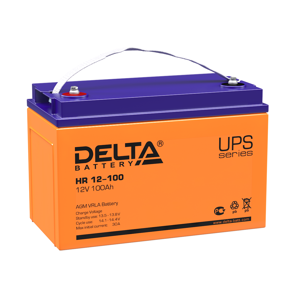Delta Аккумуляторная батарея HR 12-100 (12V/100Ah) фото