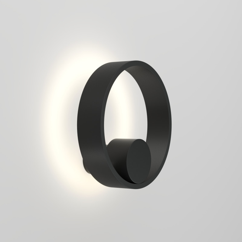 Denkirs DK5060-BK Бра ORBIT, IP20, 3000К, LED, 10 Вт, черный матовый, алюминий фото