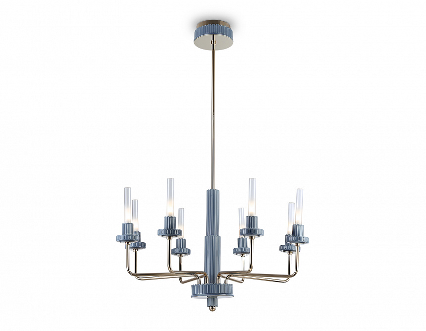 Ambrella Светильник светодиодный на штанге LH53126/8 GD/WH/GB золото/белый/серо-синий 13W 3000K D720*1120 фото
