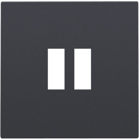 Niko Антрацит Накладка на USB-зарядку фото