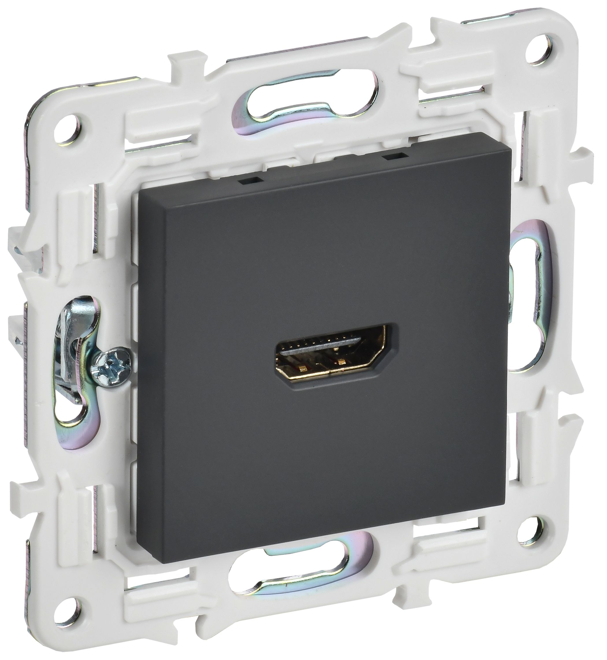 IEK SKANDY Графит Розетка HDMI SK-H01G фото