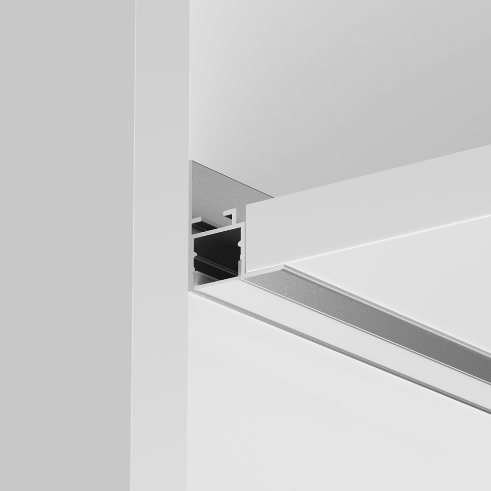 Maytoni Led Strip Алюминиевый профиль встраиваемый скрытого монтажа 26x30 (Серебро, 2 м), ALM-2630-S-2M фото