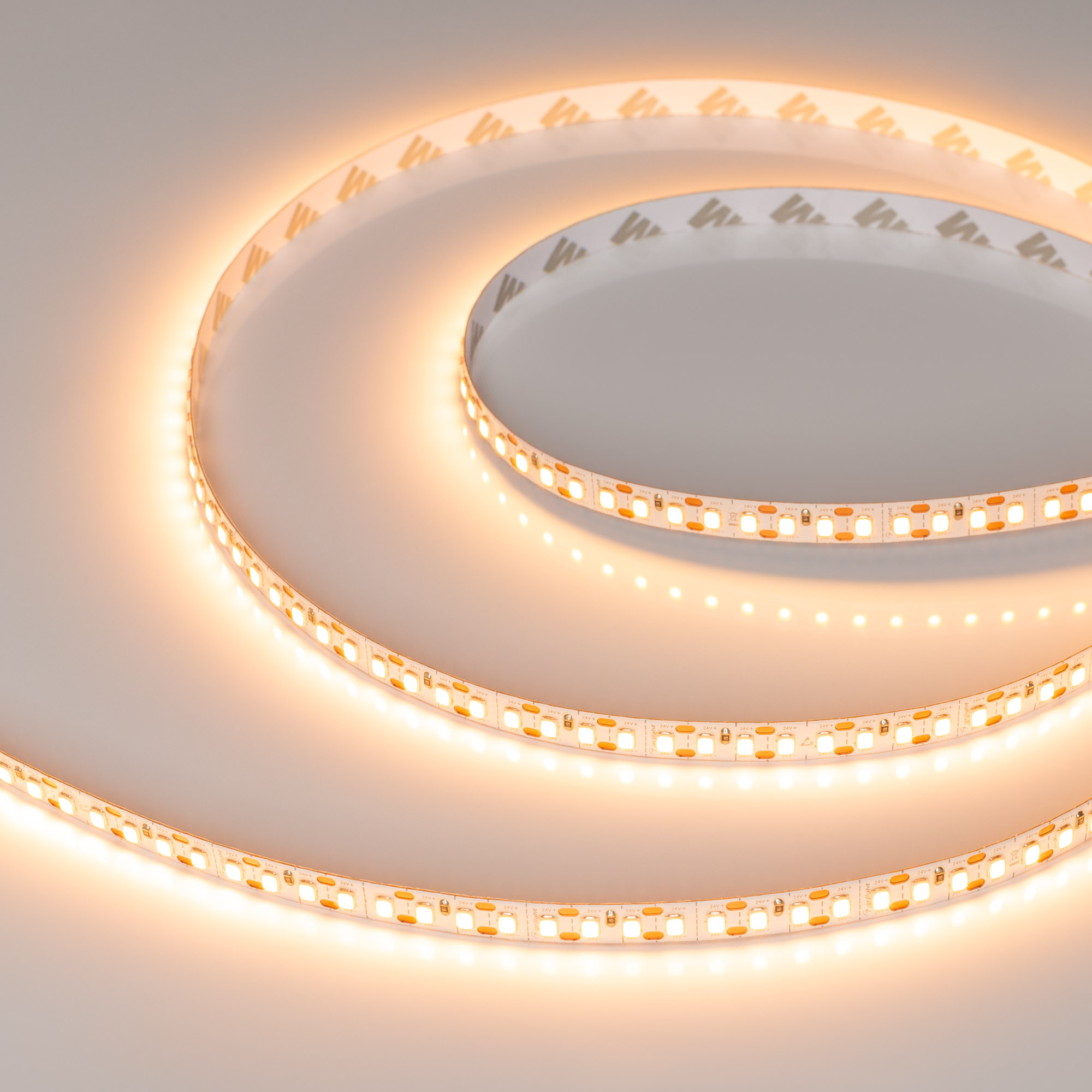 Arlight Светодиодная лента FC-A160-8mm 24V Warm2400-CX1 (14 W/m, IP20, 5m) (резка 1 светодиод) фото