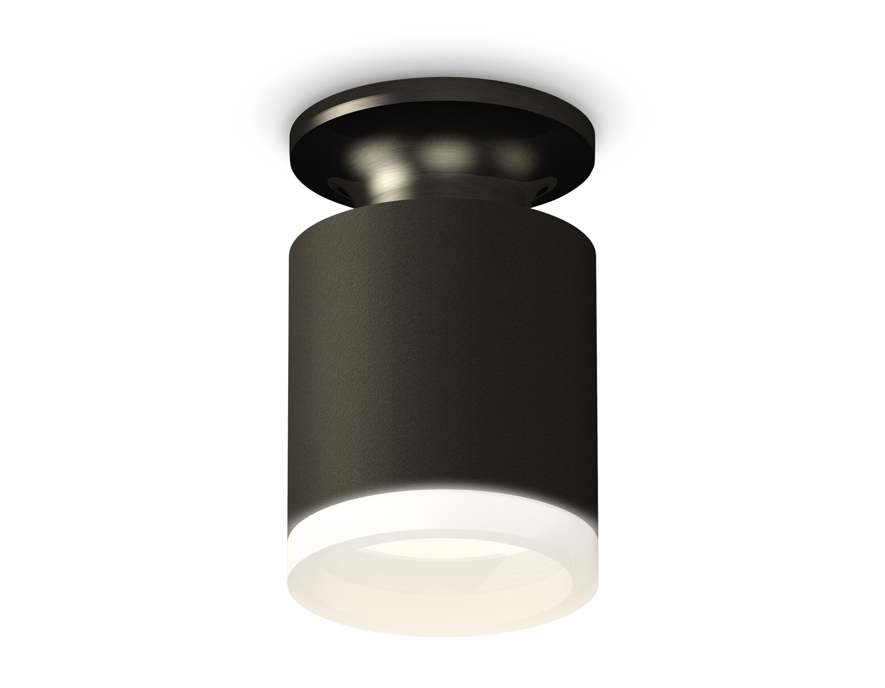Ambrella Комплект накладного светильника XS6302110 SBK/PBK/FR черный песок/черный полированный/белый матовый MR16 GU5.3 (N6902, C6302, N6245) фото