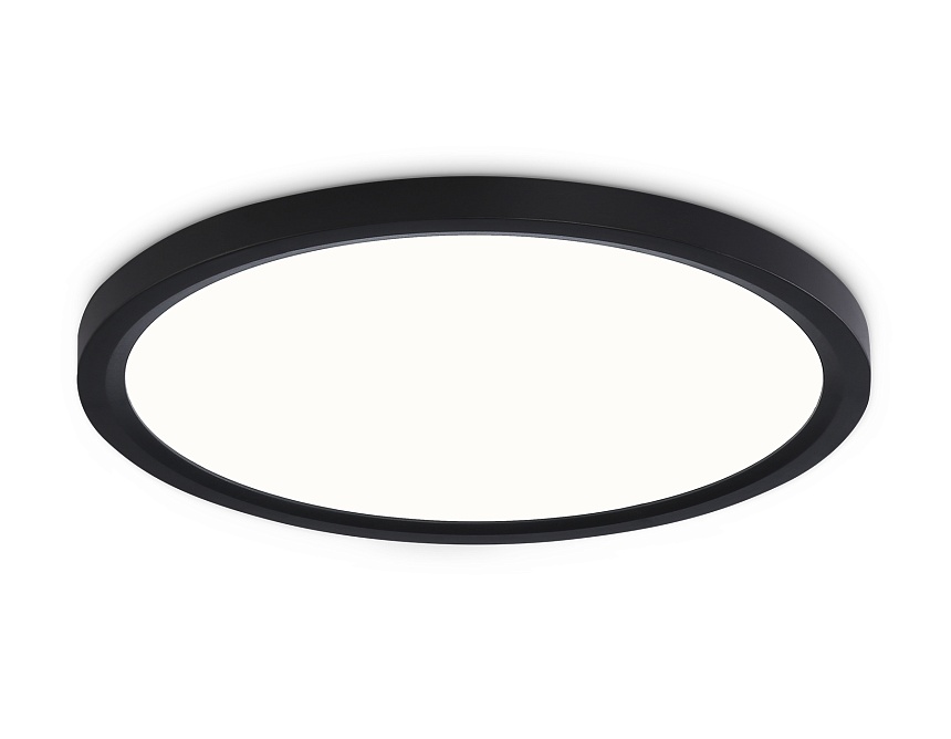 Ambrella Светильник светодиодный ультратонкий FZ1906 BK черный IP54 26W 3000K-6500K CCT-переключатель D370*25 (Без ПДУ) фото