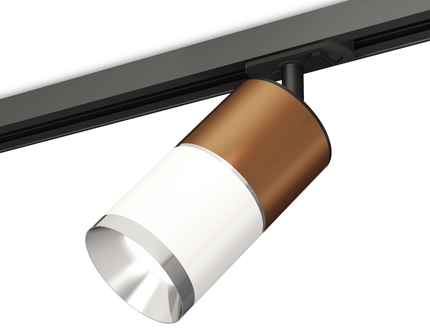 Ambrella Комплект трекового светильника XT7401060 SWH/SCF/PSL/SBK белый песок/кофе песок/серебро полированное/черный песок MR16 GU5.3 (A2537, C7404, A фото